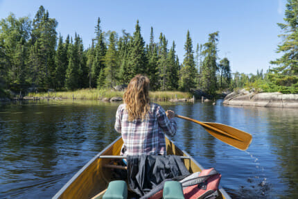 boundary canoe wilderness trace brice