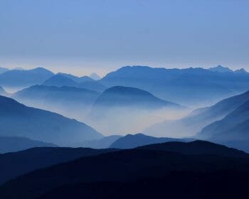 Blue smoky mountains
