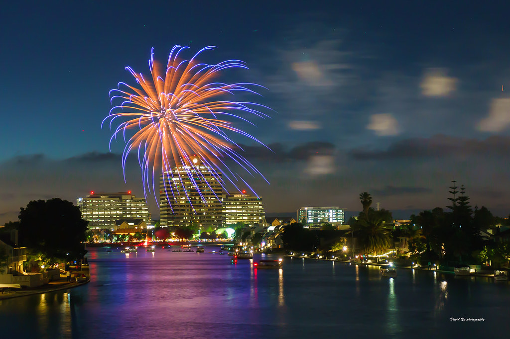 "4th of July 2016 Fireworks Display Foster City" by davidyuweb