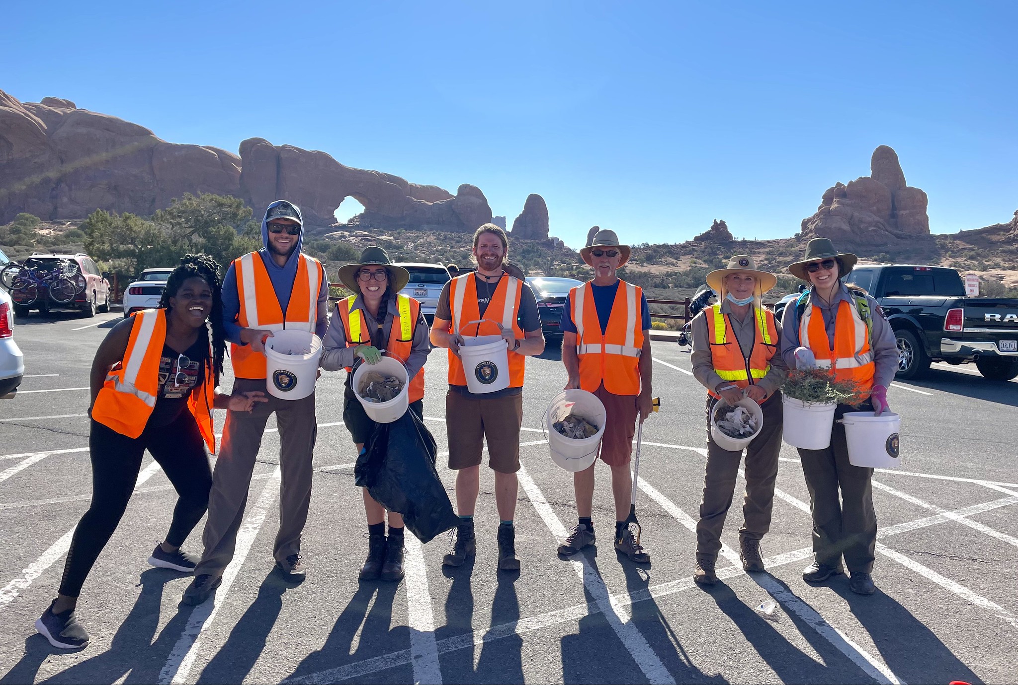 Litter Cleanup At Arches National Park