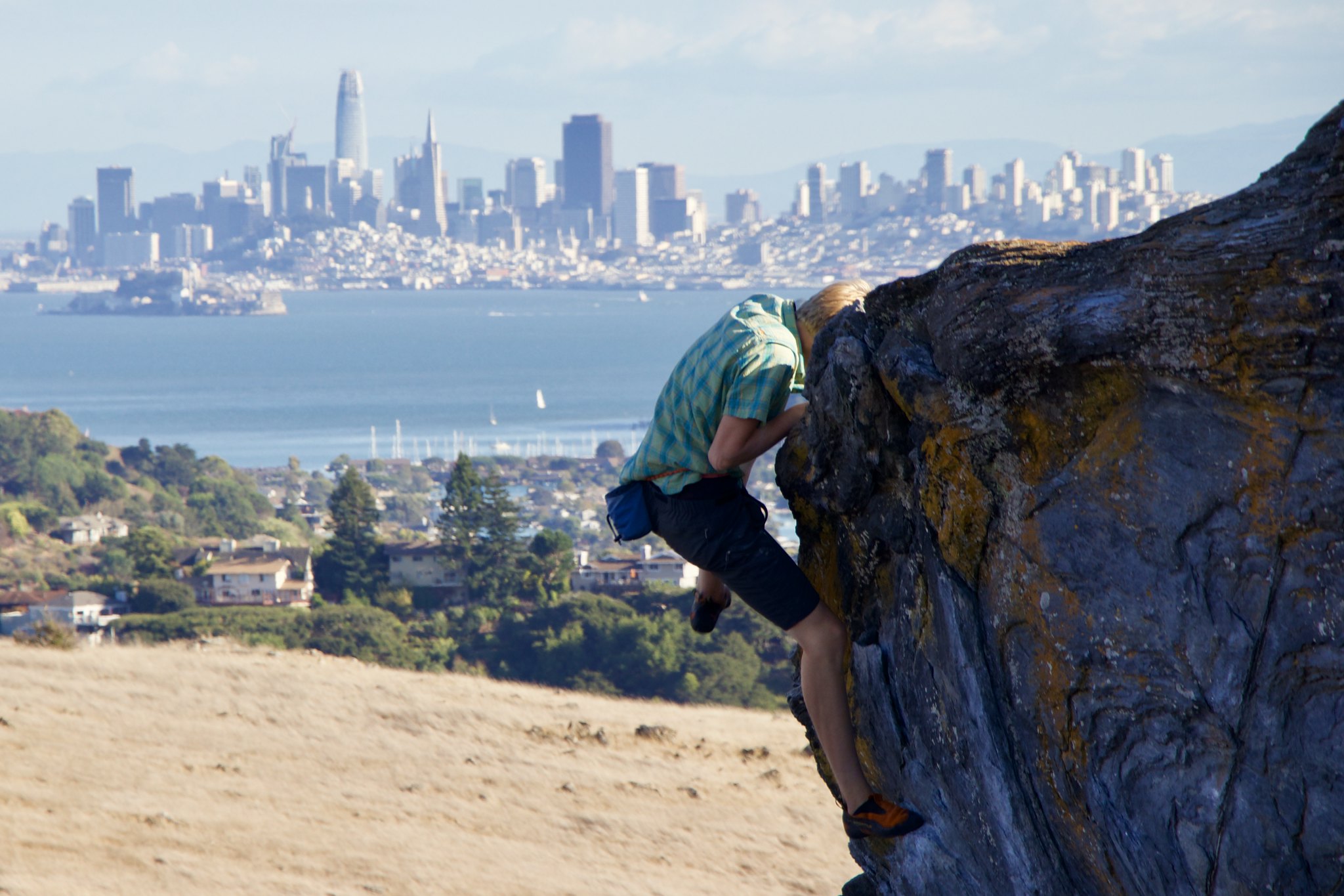تسلق الصخور في سان فرانسيسكو