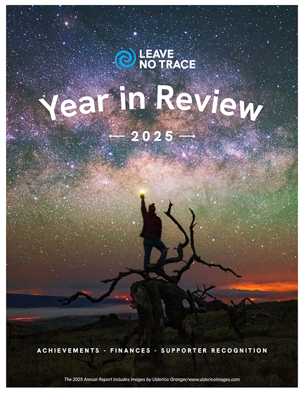 Rapport annuel « Leave No Trace » 2025